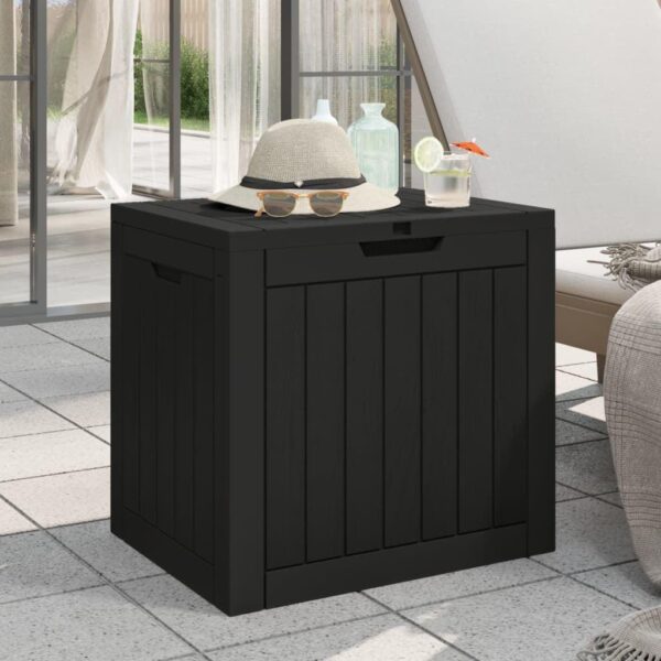 vidaXL Outdoor Storage Box Patio Furniture Garden Tool Chest Polypropylene