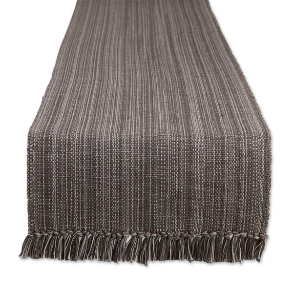 108  Variegated Gray Table Runner