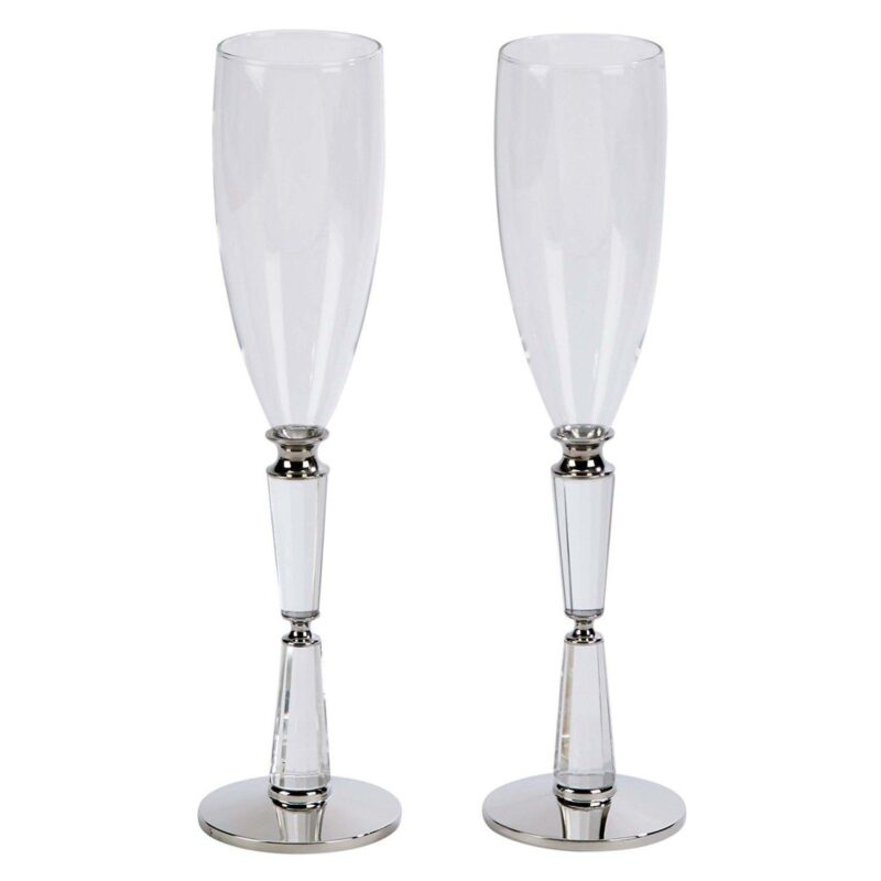 10.25  Facet Toasting Flutes
