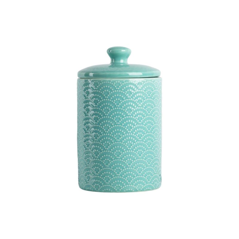 10 Strawberry Street Tide Embossed 3-pc. Ceramic Canister Set - Image 4