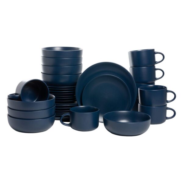 10 Strawberry Street 32-pc. Matte Coupe Dinnerware Set