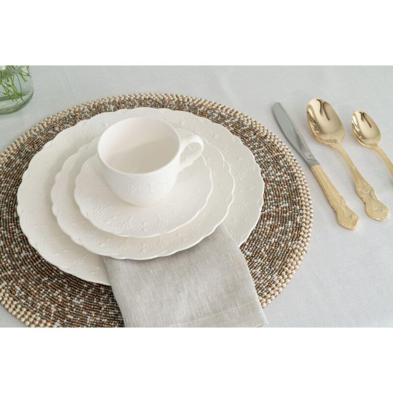 10 Strawberry Street Valentina 6-pc. Cup and Saucer Set - Image 4