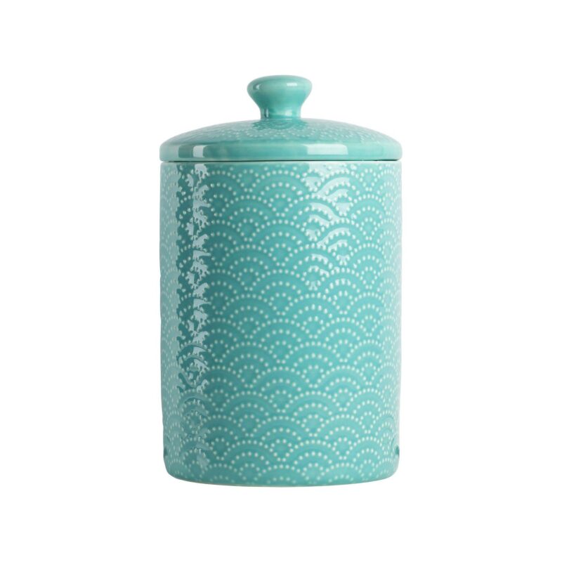 10 Strawberry Street Tide Embossed 3-pc. Ceramic Canister Set - Image 5