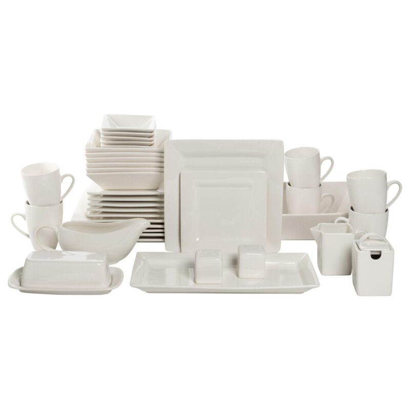 10 Strawberry Street Nova Square 40-pc. Dinnerware Set - Image 7
