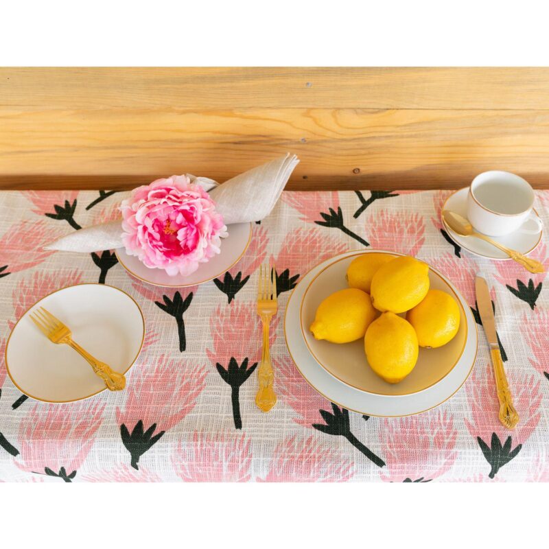 10 Strawberry Street Coupe Gold Line 6-pc. Luncheon Plate Set - Image 3