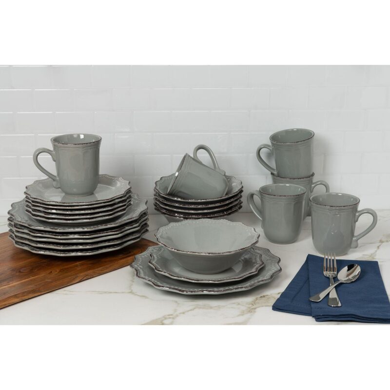 10 Strawberry Street Oxford 24-pc. Dinnerware Set - Image 4