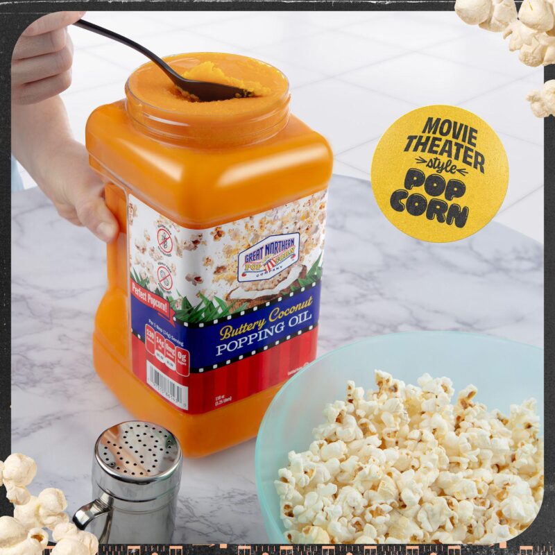 110oz Movie Theater Butter Coconut Oil For Popcorn Machine by Great Northern Popcorn - Image 3