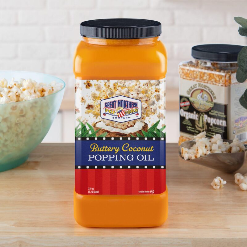 110oz Movie Theater Butter Coconut Oil For Popcorn Machine by Great Northern Popcorn - Image 4
