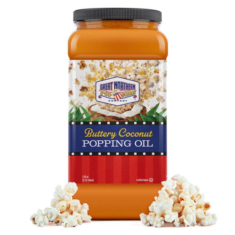 110oz Movie Theater Butter Coconut Oil For Popcorn Machine by Great Northern Popcorn - Image 5