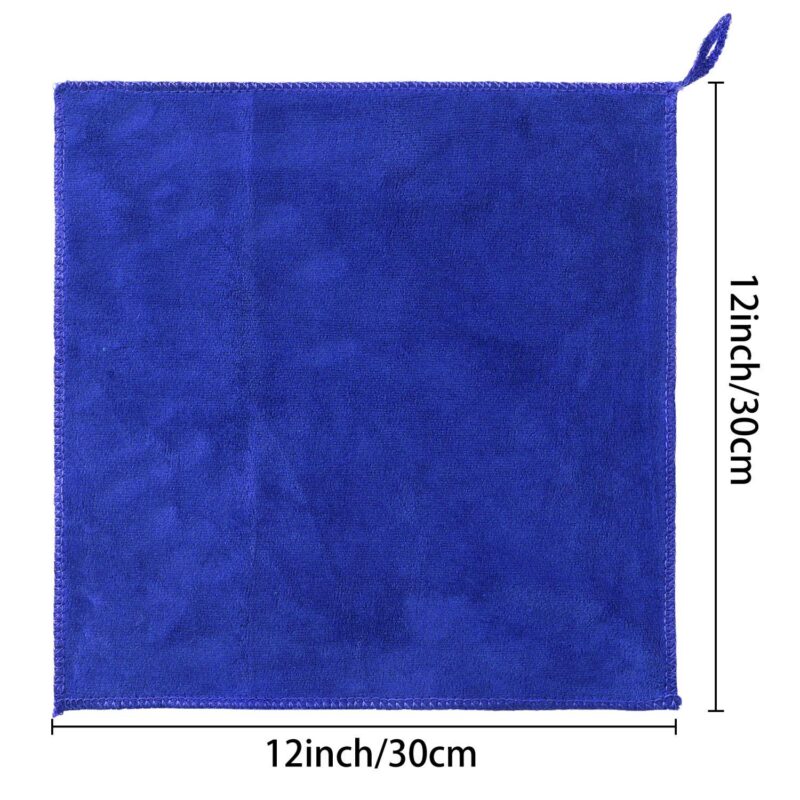 12 Pack Microfiber Kitchen Towels Set, Thick Absorbent Dish Clothes Set 12  x 12 - Image 5