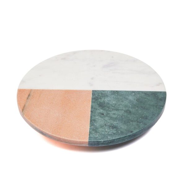 12 inch Single Tier Marble Lazy Susan Turntable