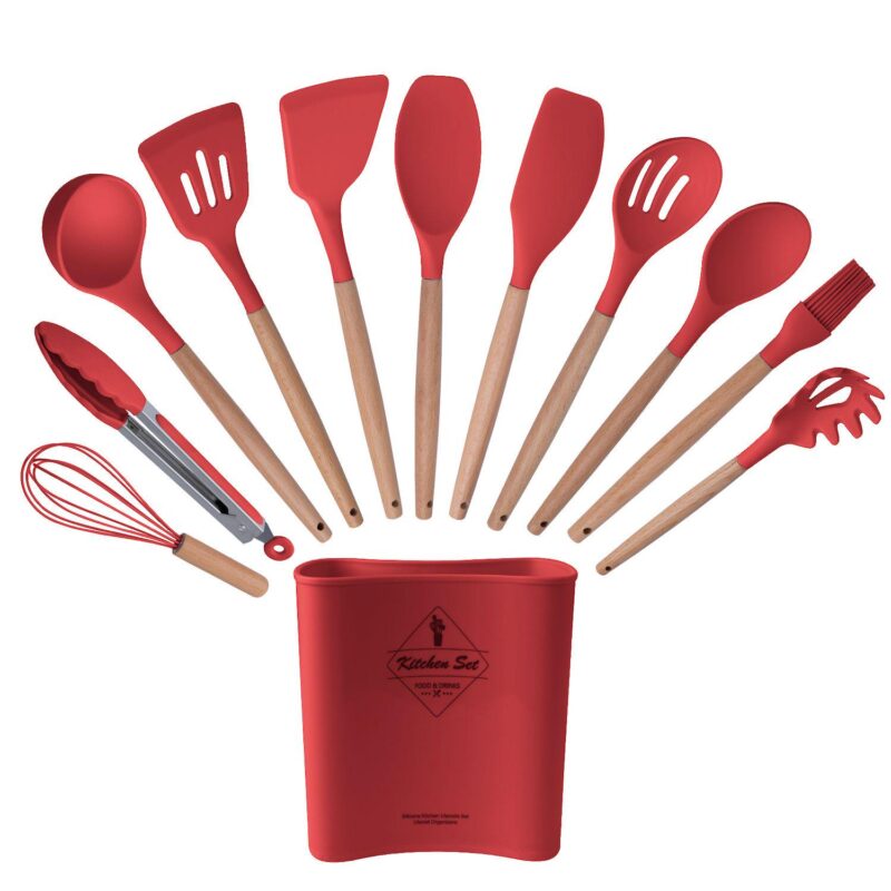 12-piece Silicone Kitchen Utensils Set - Image 6