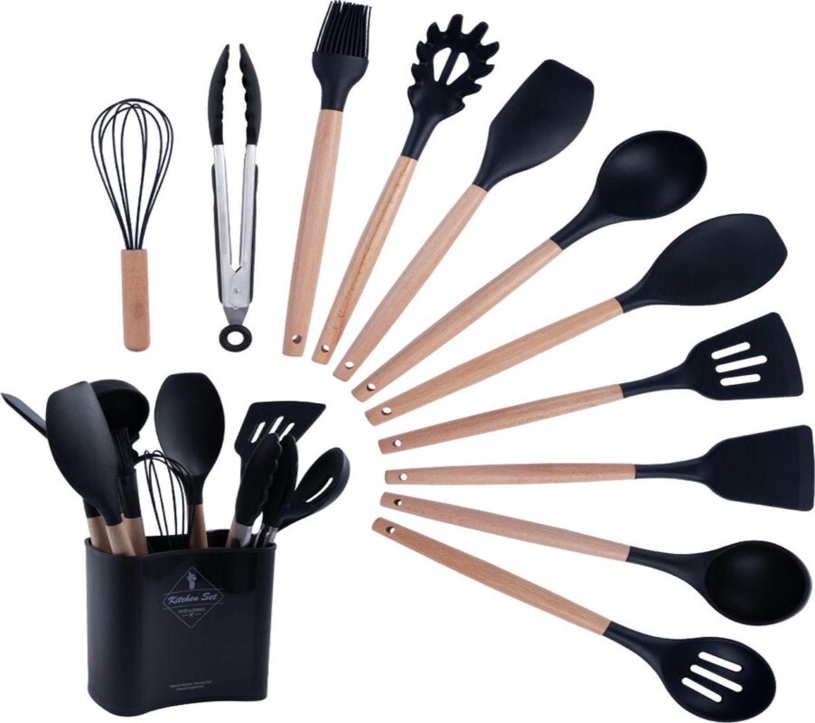 12-piece Silicone Kitchen Utensils Set - Image 8