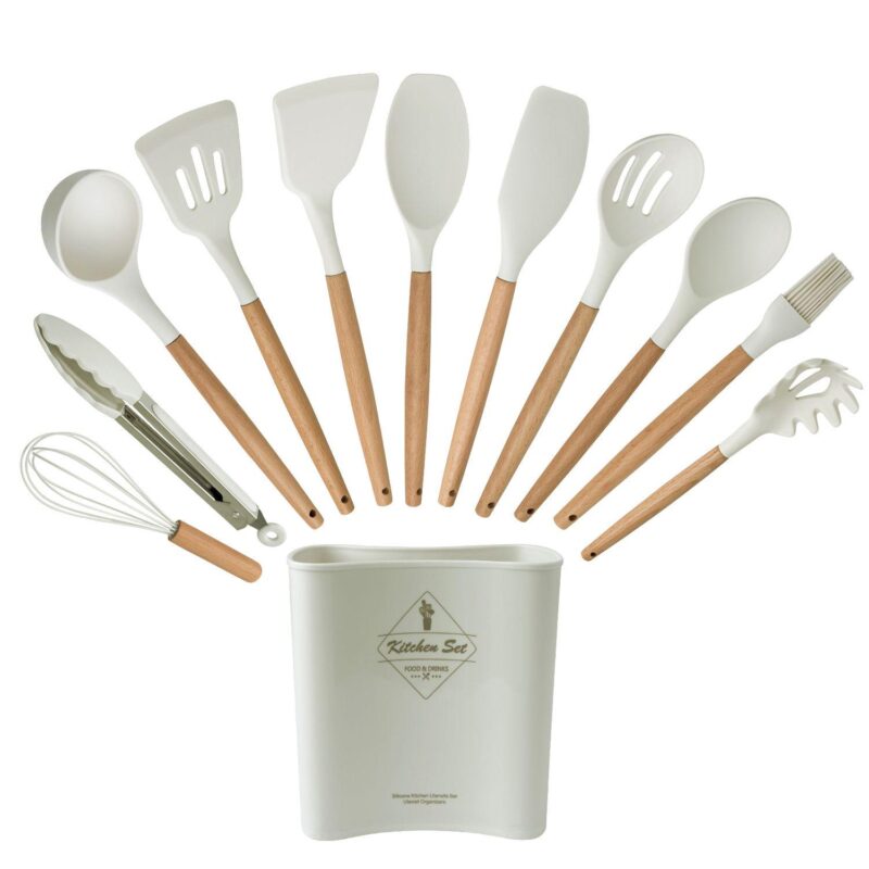 12-piece Silicone Kitchen Utensils Set - Image 7