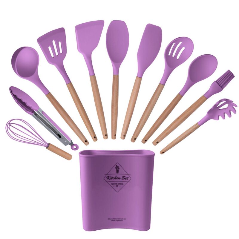 12-piece Silicone Kitchen Utensils Set - Image 10