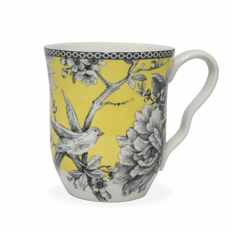 222 Fifth Adelaide Yellow 16-pc. Square Dinnerware Set - Image 4