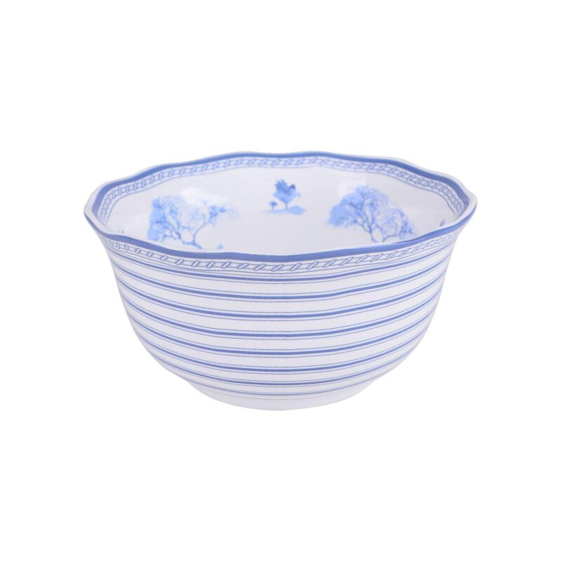 222 Fifth Scenic Toile Blue 12-pc. Porcelain Dinnerware Set - Image 8