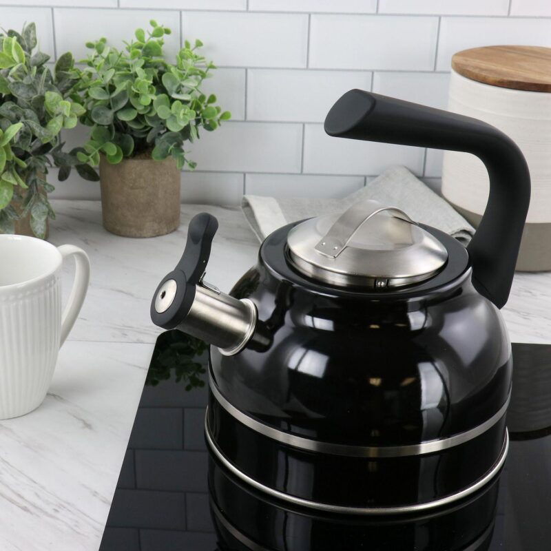 2.3 Quart Stainless Steel Whistling Tea Kettle - Image 5