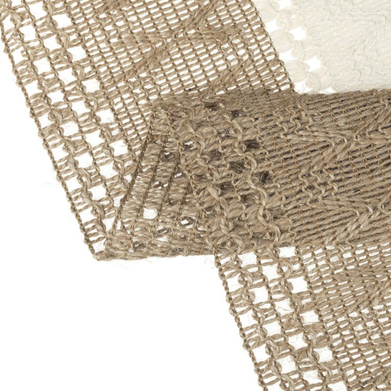 2 Pack Fringe Table Runners, Floral Table Banner For Home Decoration 12  X 87 - Image 4
