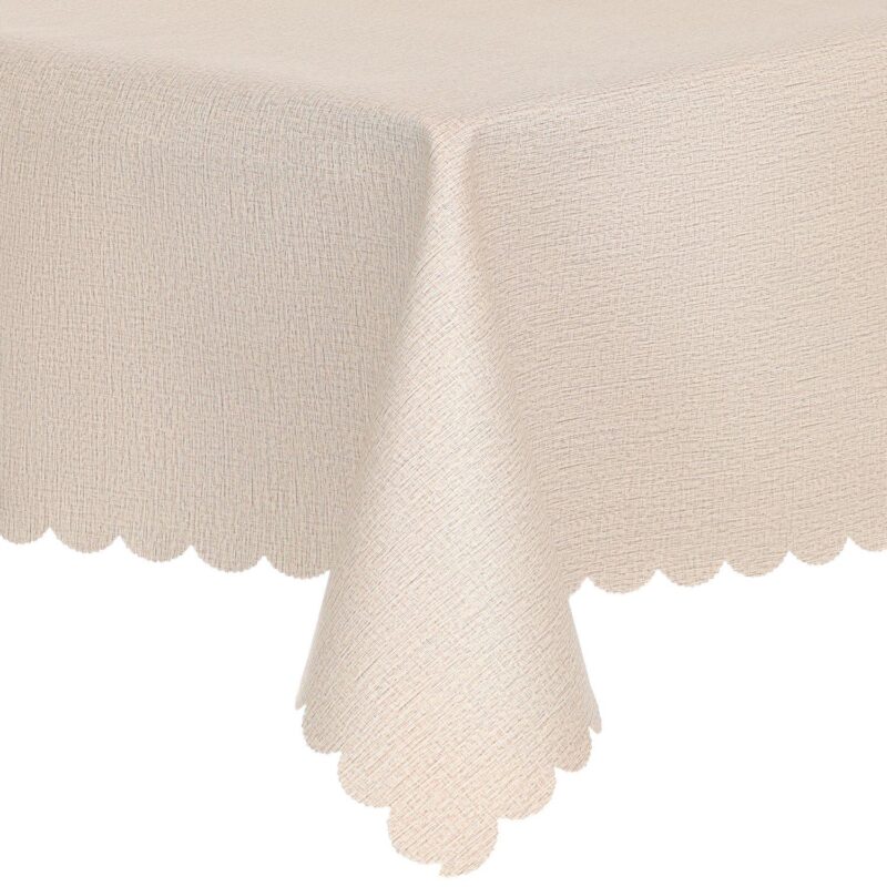 2 Pack Rectangle Tablecloth, Pvc Table Cover For Party Kitchen Dining Room 55x118inch - Image 2
