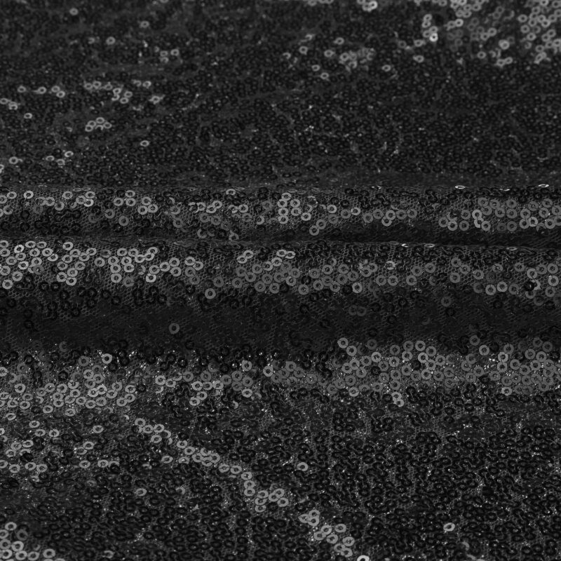 2 Pack Round Tablecloths, Polyester Sequin Table Covers For Dining Room Parties Or Dances 47 x47 - Image 5