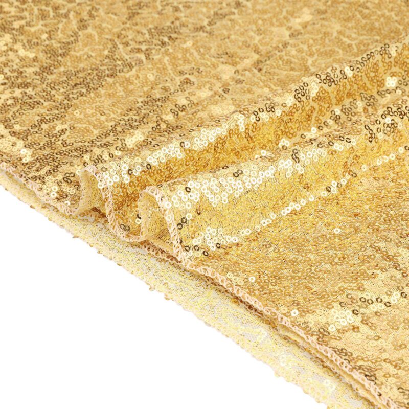 2 Pack Round Tablecloths, Polyester Sequin Table Covers For Dining Room Parties Or Dances 71 x71 - Image 2