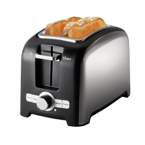 2 Slice Toaster with Extra-Wide Slots in Brushed Stainless Steel