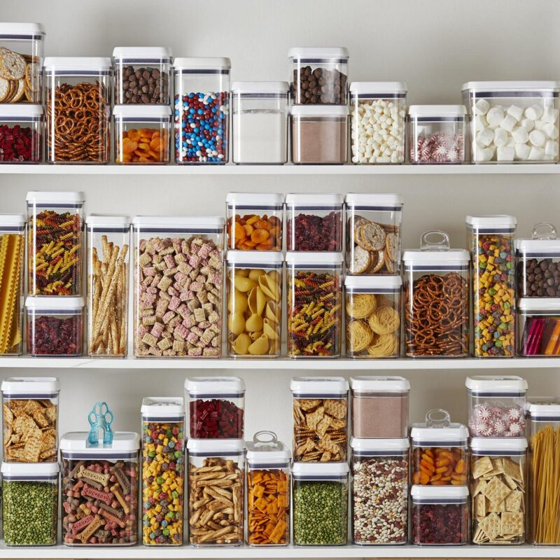 (2 pack) Better Homes and Gardens Canister - 19 Cup Flip-TiteA Square Food Storage Container - Image 8