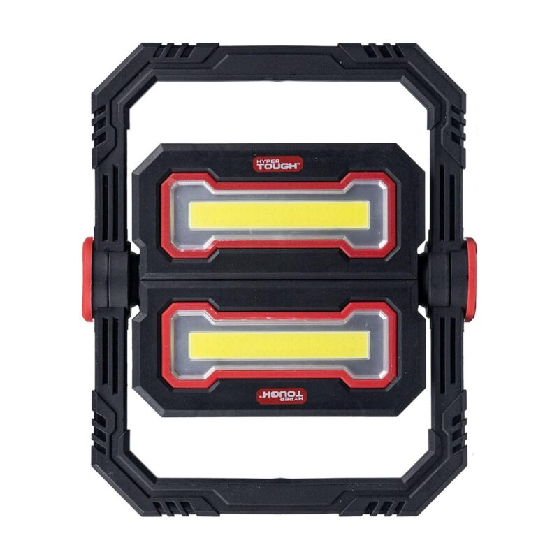 (2 pack) Hyper Tough 2000 LM LED Area Light with Folding Stand, Including 5200mAh Lithium Battery - Image 2