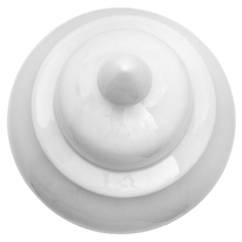32  White Porcelain Temple Jar - Image 6