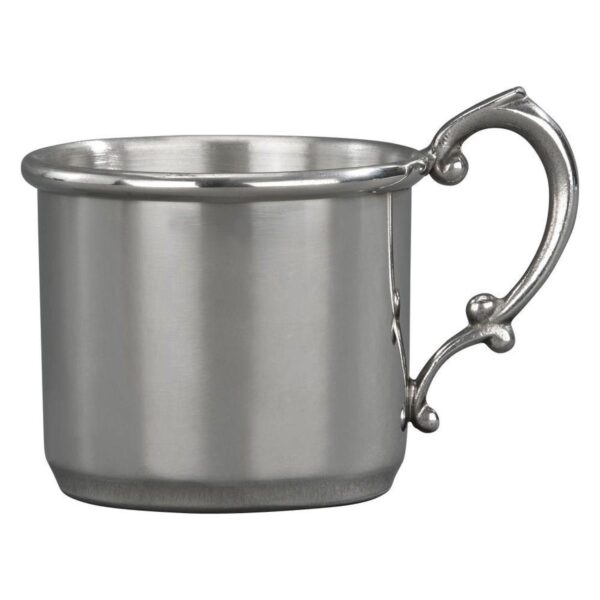 3.75  x 2.5  Pewter Baby Cup