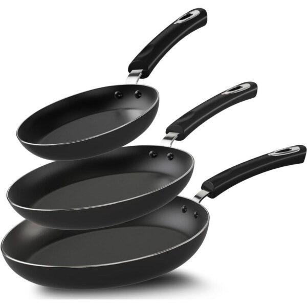 3-piece Nonstick Frying Pan Induction Bottom Set