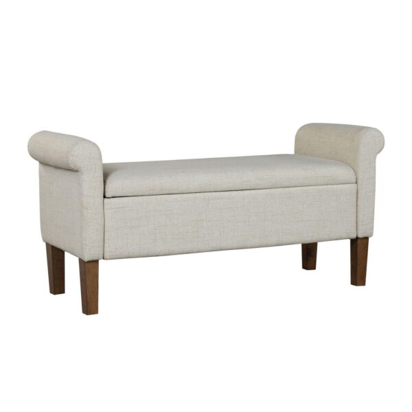 510 Design Aubrey Upholstered Storage Bench