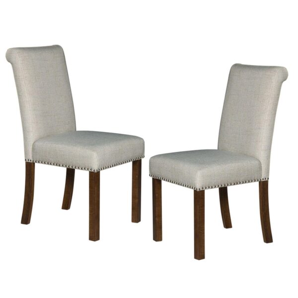 510 Design Aubrey Upholstered Dining Chair with Nailhead Trim Set of 2