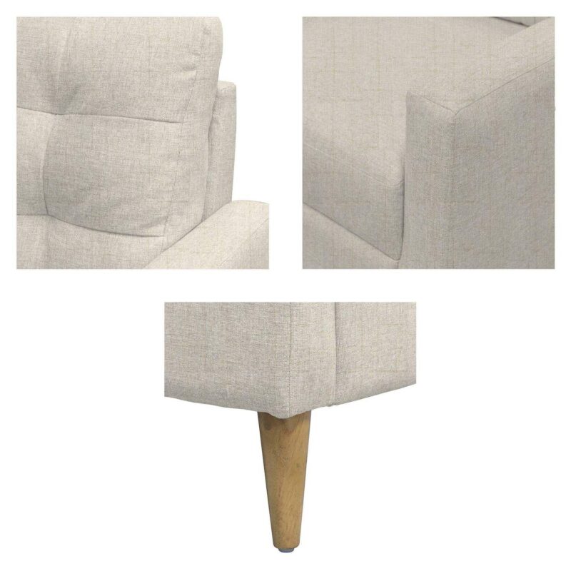 510 Design Dani Tufted Back Arm Accent Chair - Image 9