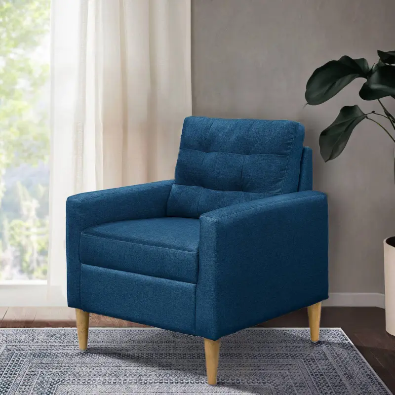 510 Design Dani Tufted Back Arm Accent Chair - Image 3