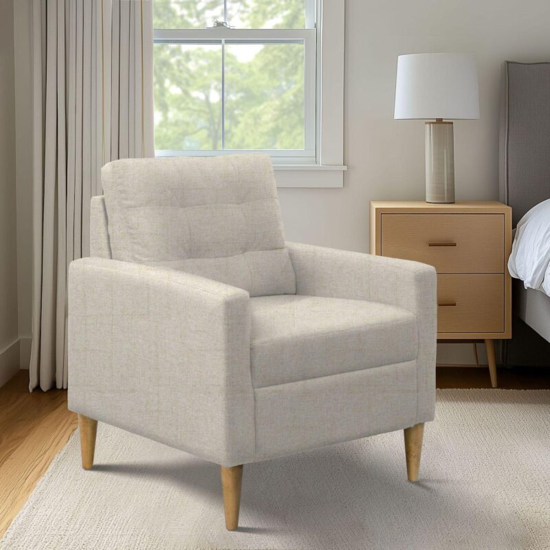 510 Design Dani Tufted Back Arm Accent Chair - Image 5