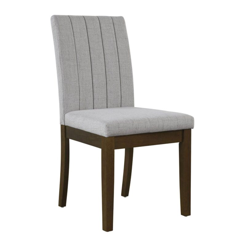 510 Design Everly Upholstered Channel-Back Dining Chair Set of 2 - Image 16