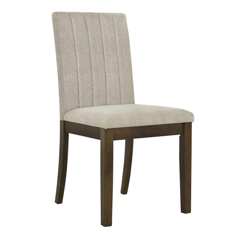 510 Design Everly Upholstered Channel-Back Dining Chair Set of 2 - Image 6