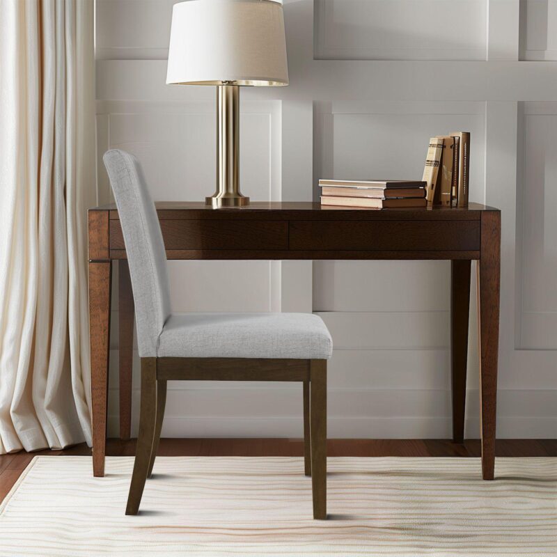 510 Design Everly Upholstered Channel-Back Dining Chair Set of 2 - Image 4