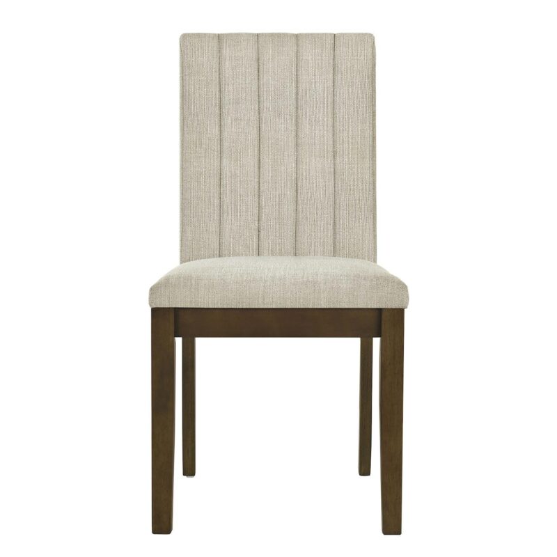 510 Design Everly Upholstered Channel-Back Dining Chair Set of 2 - Image 7