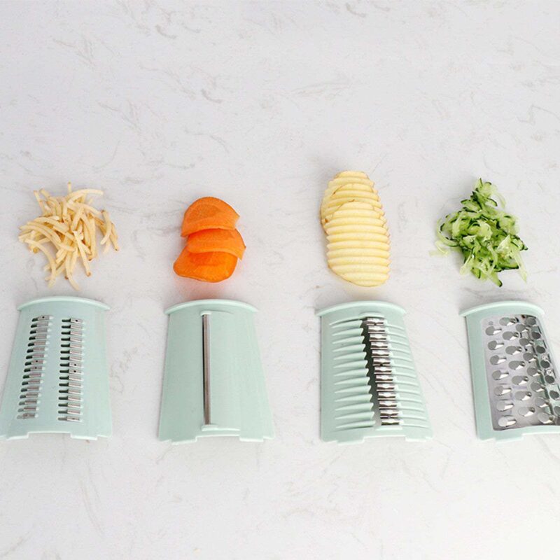 5 in1 Rotary Cheese Grater with Handle - Image 4