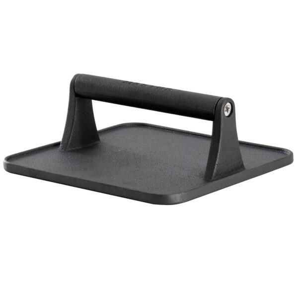 7 Inch Square Pre-Seasoned Cast Iron Grill Press