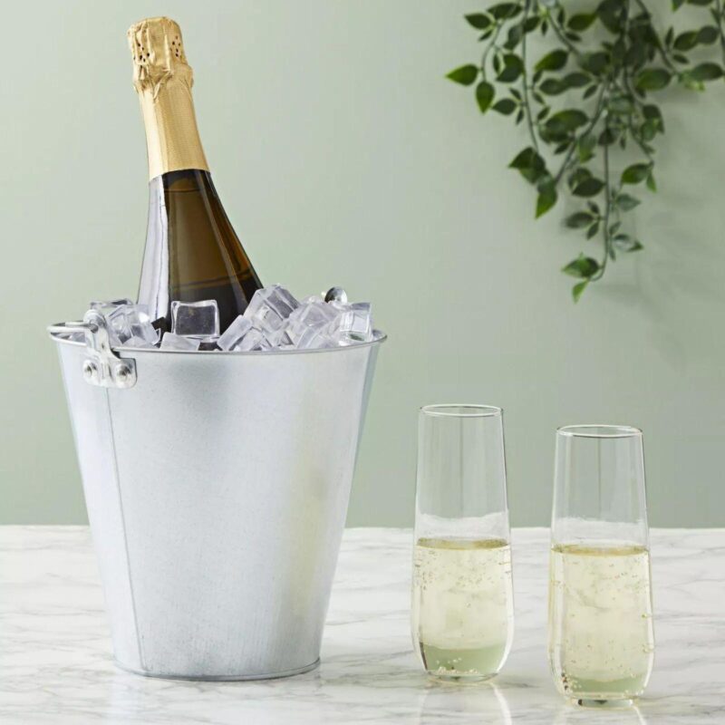 7  Large Galvanized Bucket Cooler 6 Pcs - Image 2