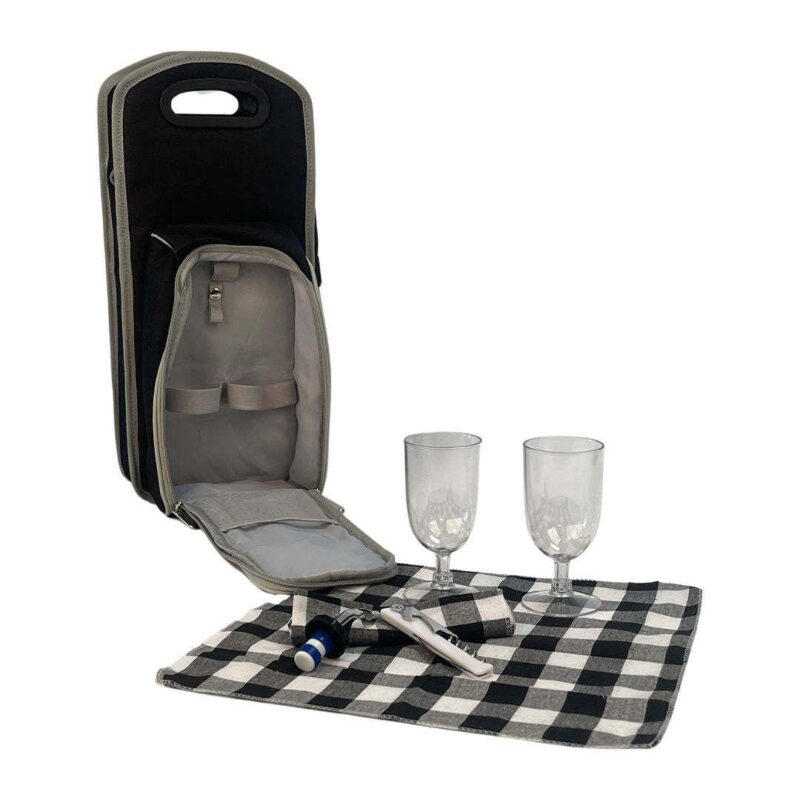 7 Piece Insulated Wine Carrier Tote Bag - Image 6