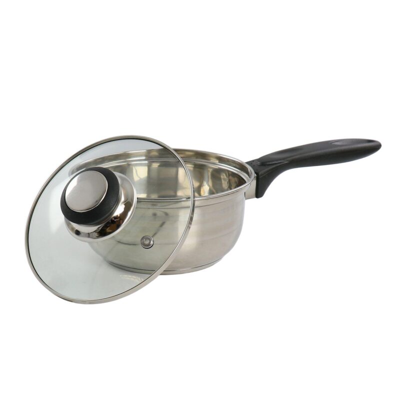 7 Piece Two Tone Polished Stainless Steel Cookware Set - Image 5