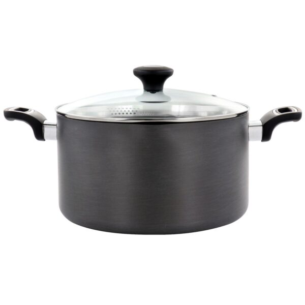 8 Quart Nonstick Aluminum Dutch Oven with Strainer Lids