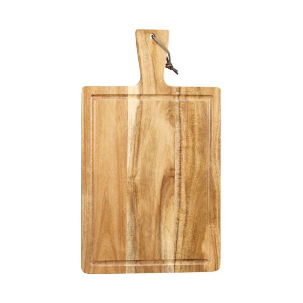 Acacia Wood Cutting Board With Handle