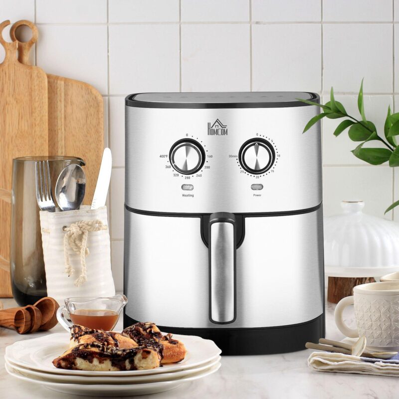 Air Fryer 1700w 6.9 Quart W/ 360 Air Circulation Timer And Nonstick Basket - Image 4