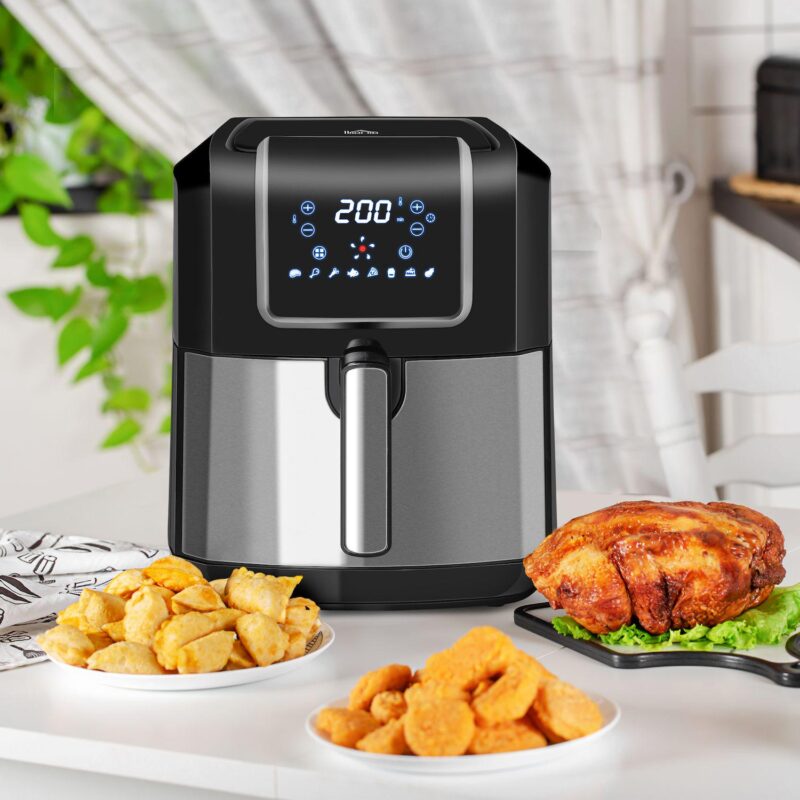 Air Fryer 1700w 6.9qt With Digital Display Timer For Oil Less Or Low Fat Cooking - Image 3